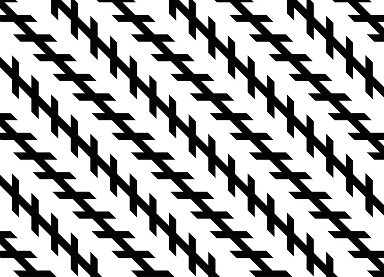 Example of the Zöllner illusion