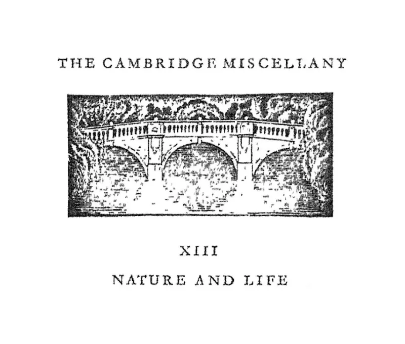 Cover image for Nature and Life